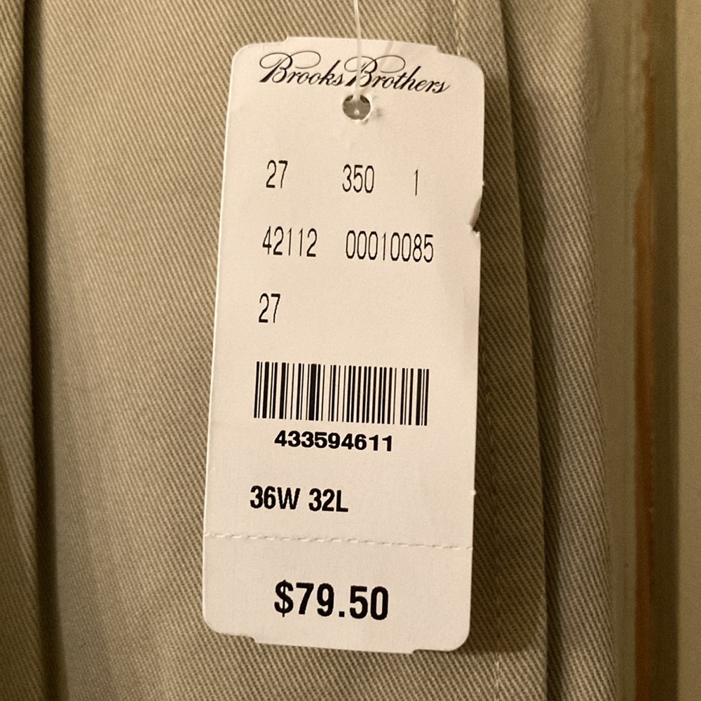Brooks Brothers Men’s Kahki Pants - Picture 2 of 4
